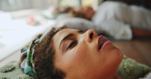 Somatic healing for trauma session with practitioner